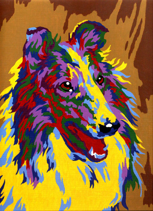 Collie painting by Picture Craft