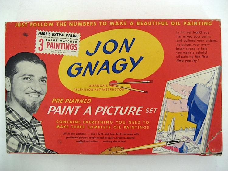 Jon Gnagy Paint A Picture | Paint By Number Museum