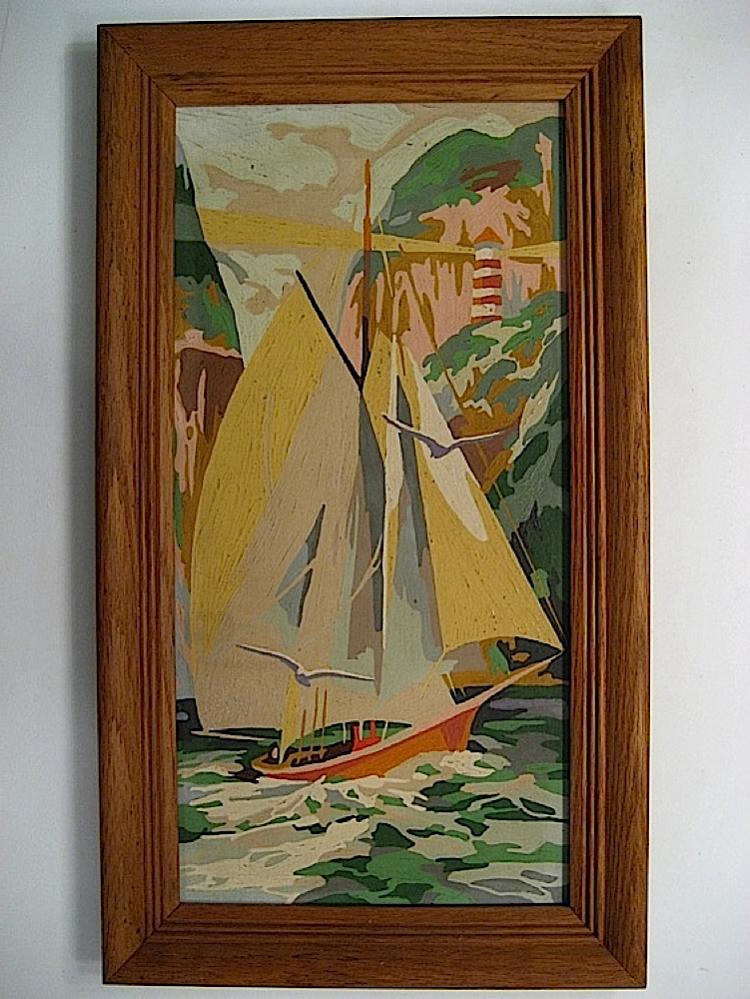 Clipper Ships At Sea (33EE3) | Paint By Number Museum