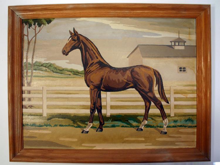 Statuesque Horses (2HHH) Paint By Number Museum