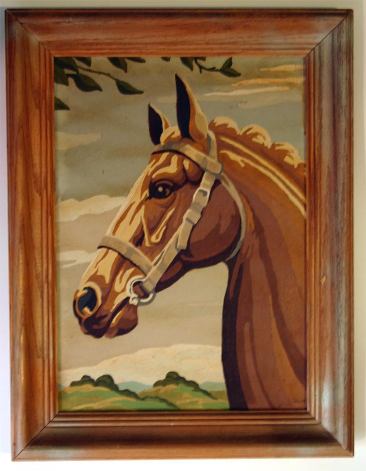 Statuesque Horses (2HHH3) Paint By Number Museum