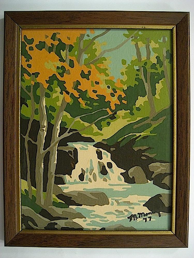 Creekside Cabin (12DD) Paint By Number Museum