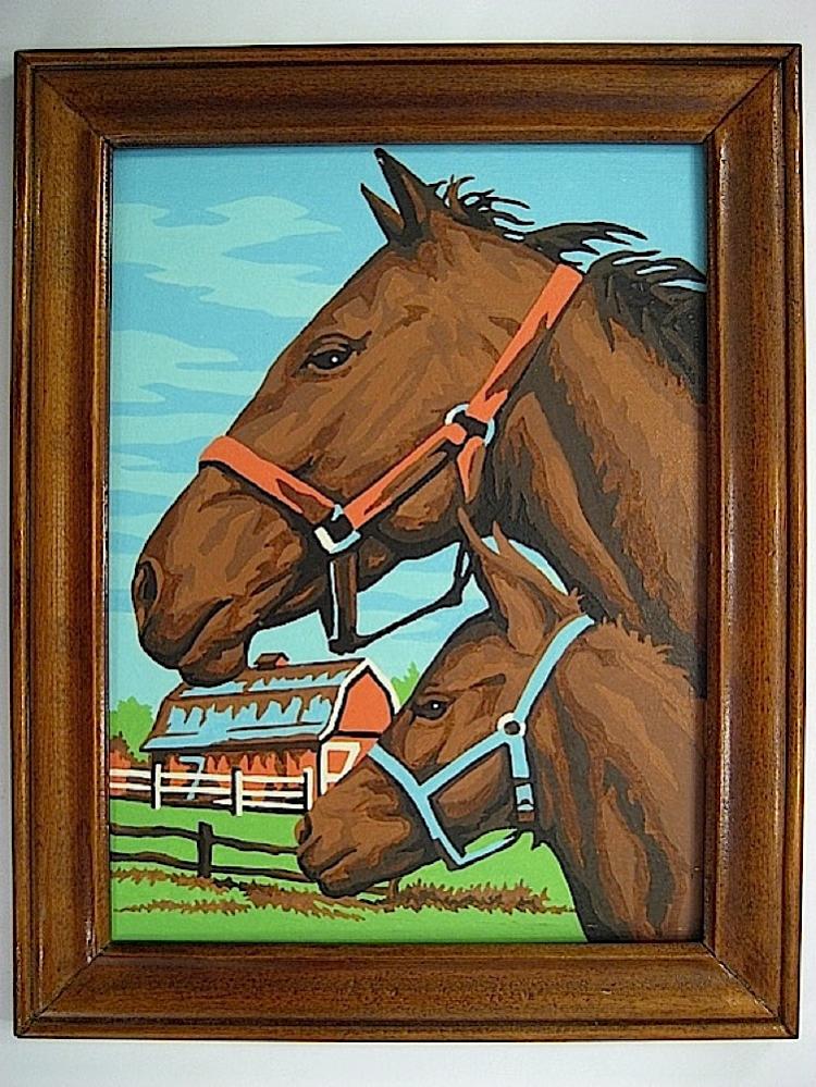 Noble Companions , Horses (48MMM2) Paint By Number Museum