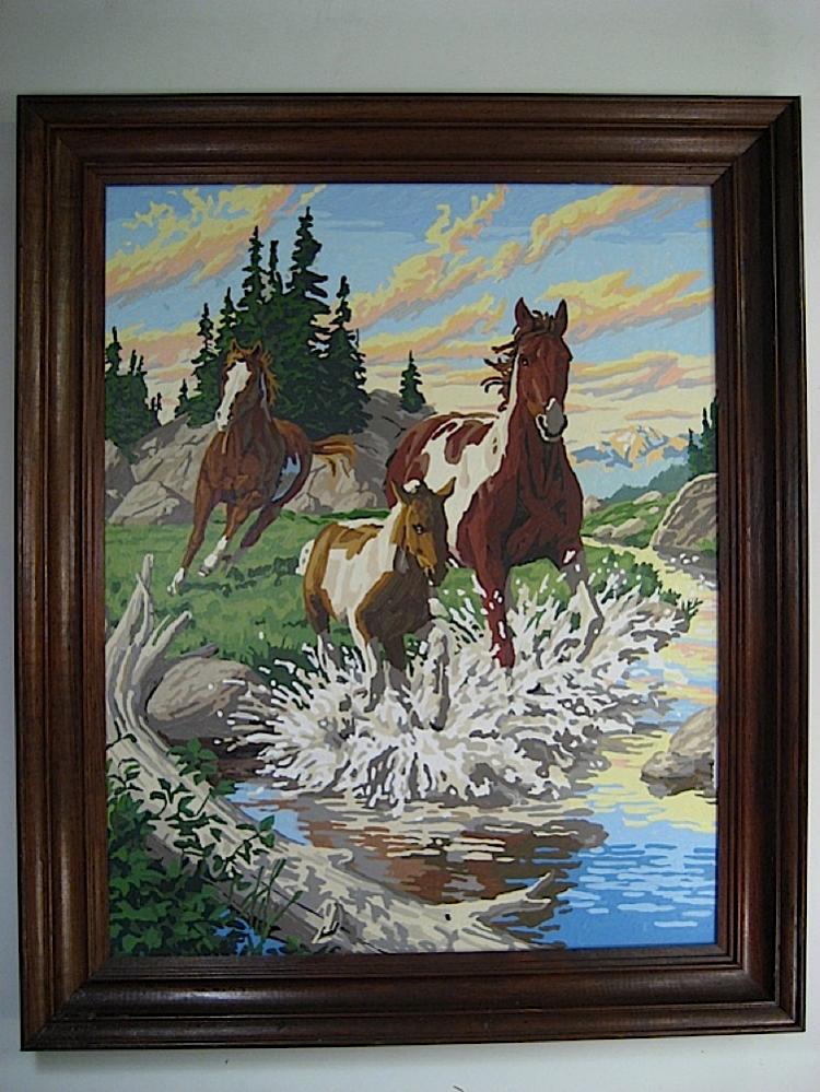 Running Horses (16PPPP5) Paint By Number Museum