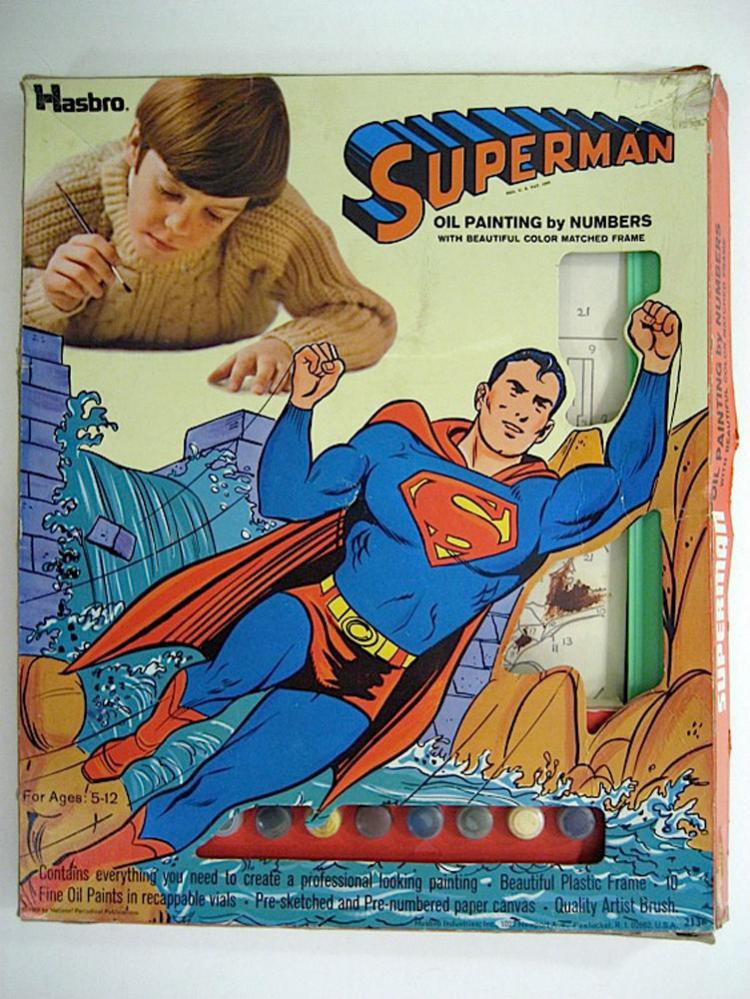 Hasbro Superman Kit Paint By Number Museum