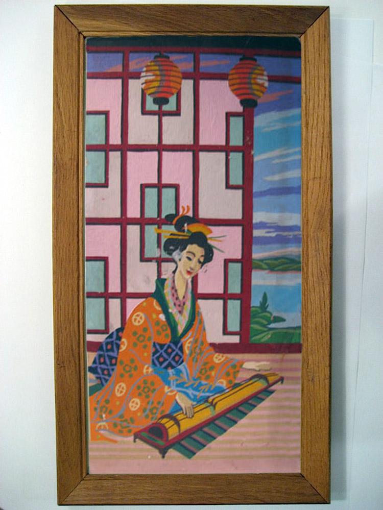 Oriental Trio (7KK) Paint By Number Museum