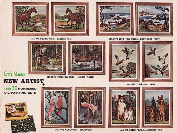 Craft Master 1,2,3 Paint By Number Museum