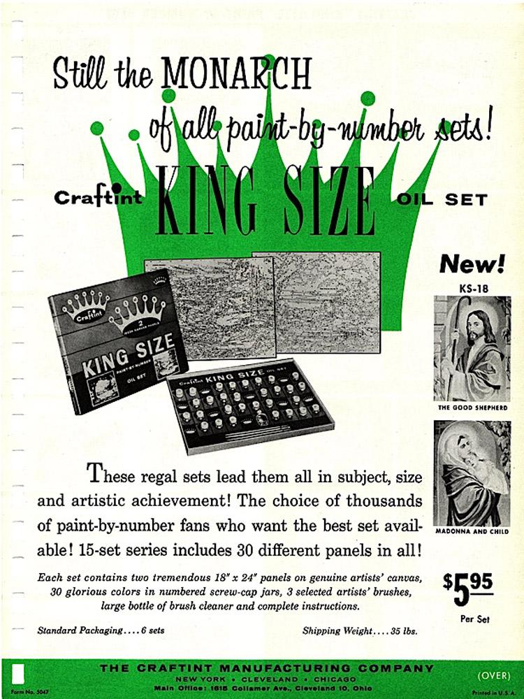 Craftint King Size Paint By Number Museum