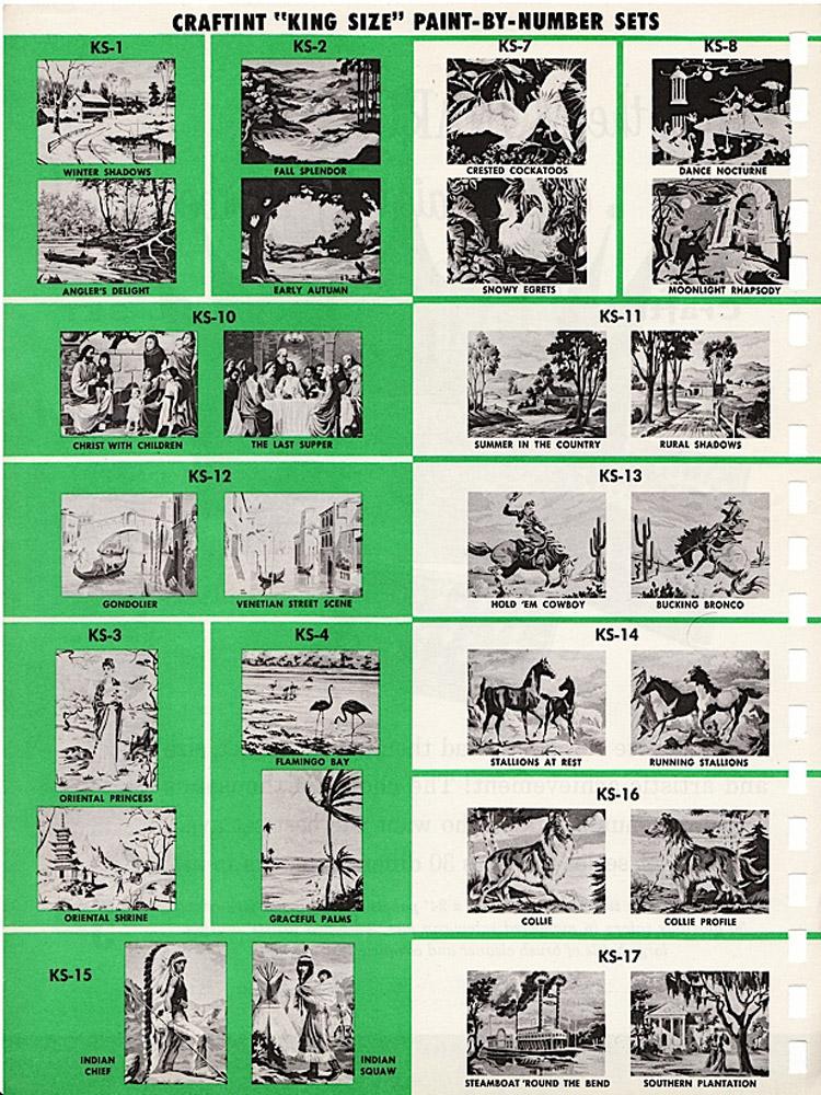 Craftint King Size Paint By Number Museum