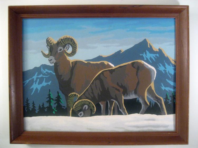 Rocky Mountain Rams (40RR) Paint By Number Museum