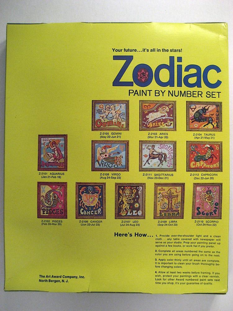 Zodiac Paint By Number Museum