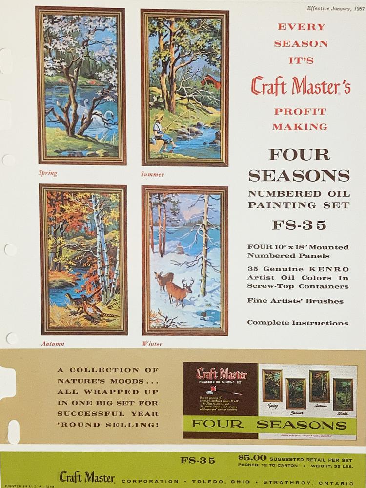 Four Seasons Paint By Number Museum