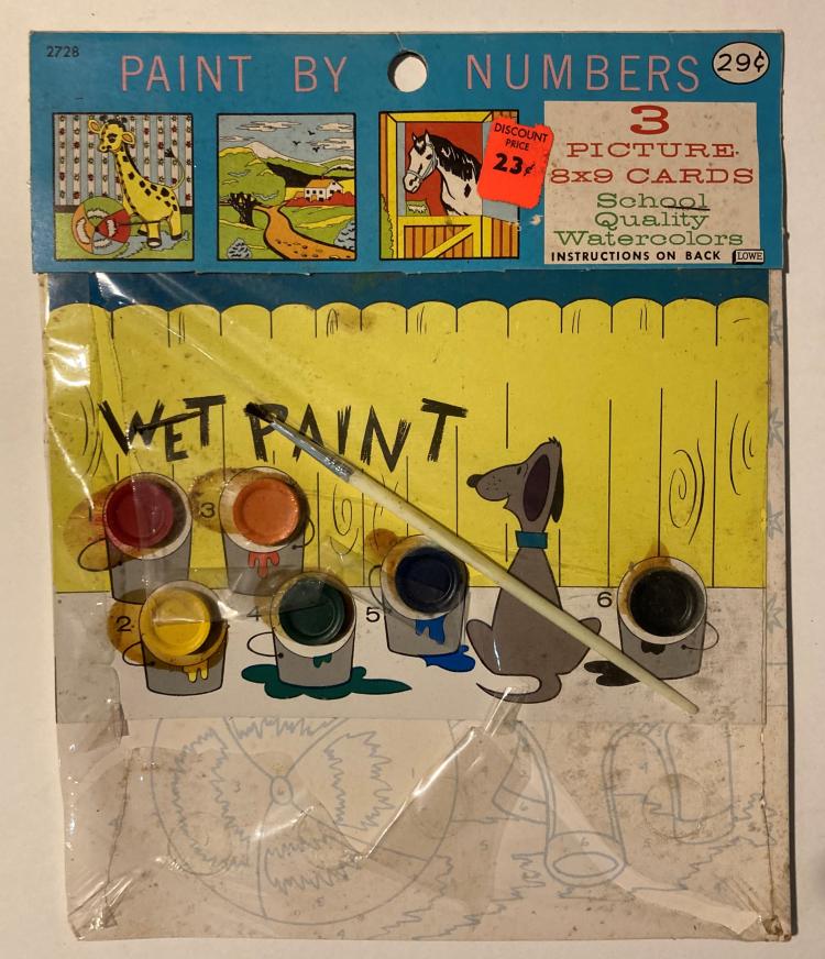 Lowe Picture Cards Paint By Number Museum
