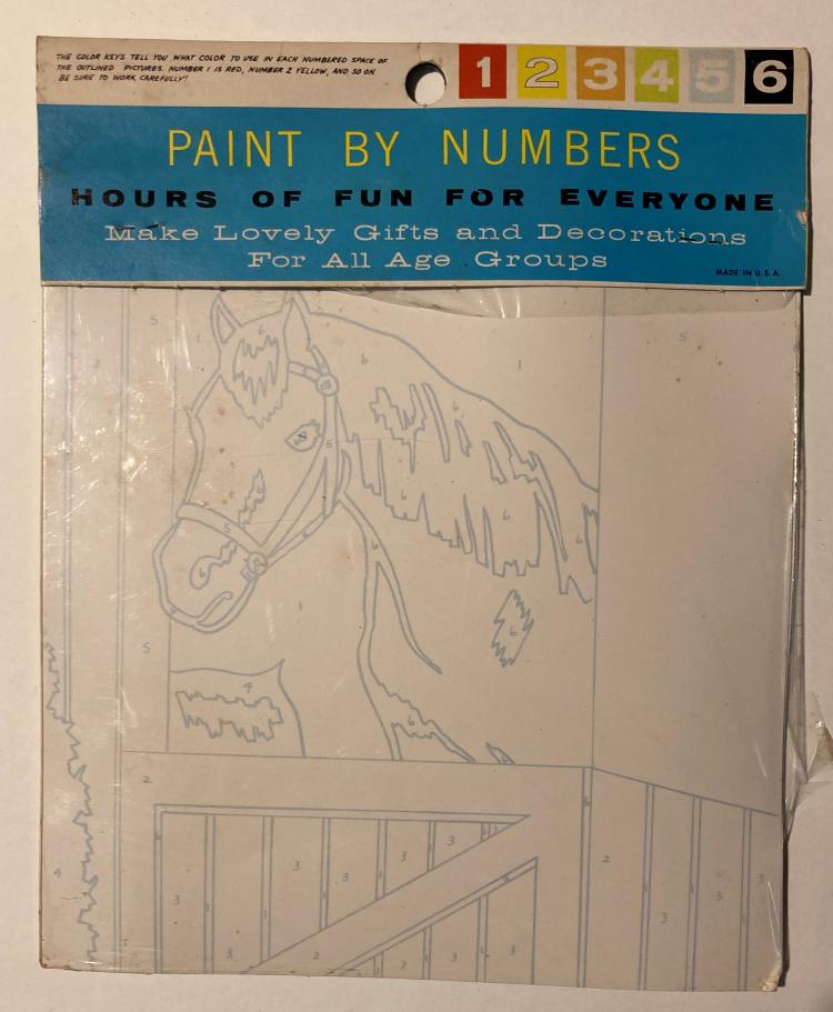 Lowe Picture Cards Paint By Number Museum