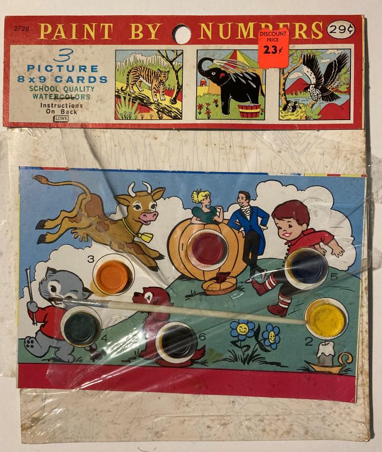 Lowe Picture Cards (2) Paint By Number Museum