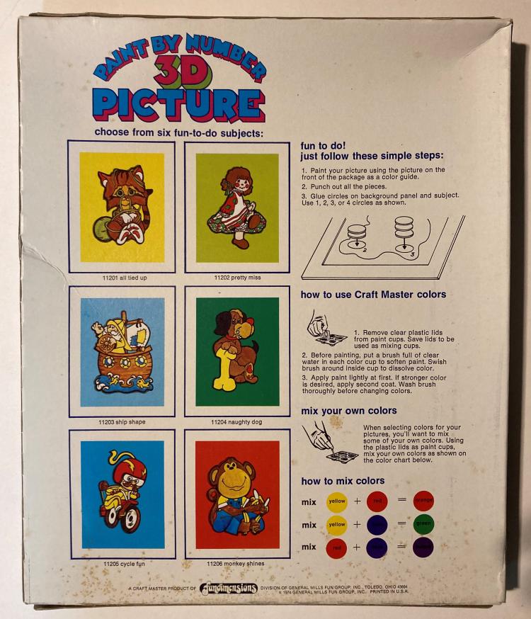 Craft Master 3D Picture Paint By Number Museum