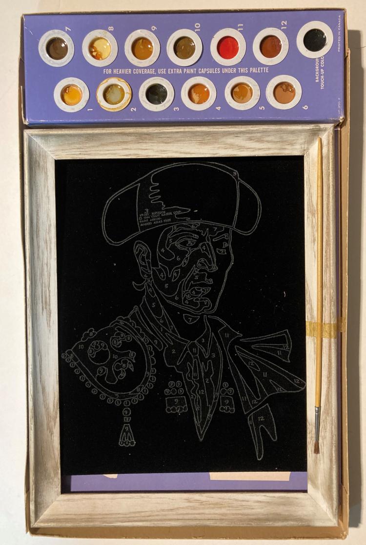 Craft Master Velvet Painting Paint By Number Museum