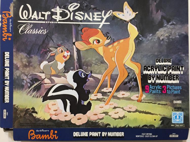 Walt Disney Studio Classics 3panels 9x10 7x11 Kit Paint By Number Museum