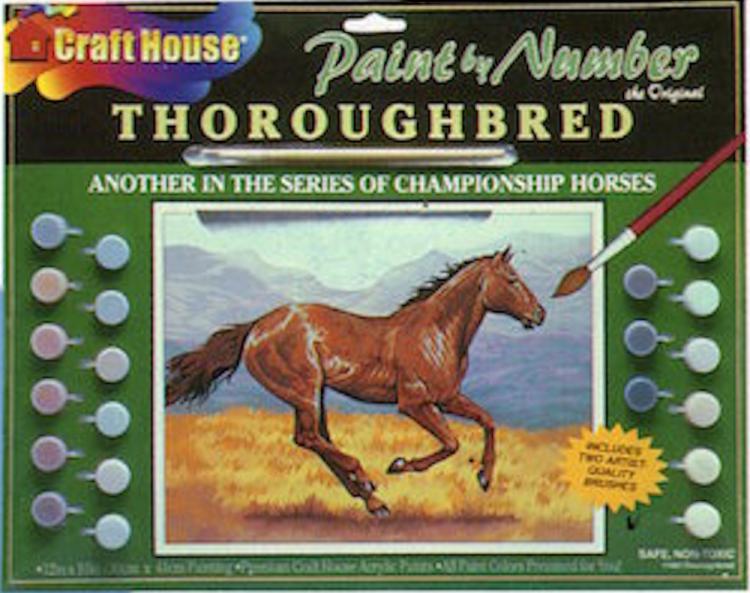 Horses 11461 4 12x16 Kit Paint By Number Museum