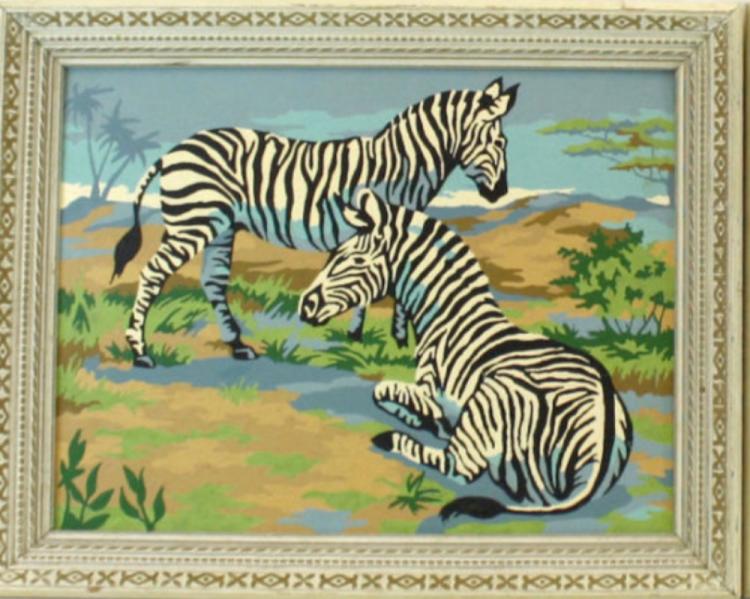 Zebras (26C2) Paint By Number Museum