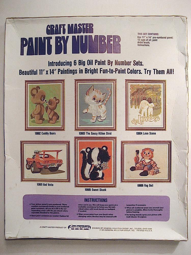 Paint By Number, Back cover | Paint By Number Museum