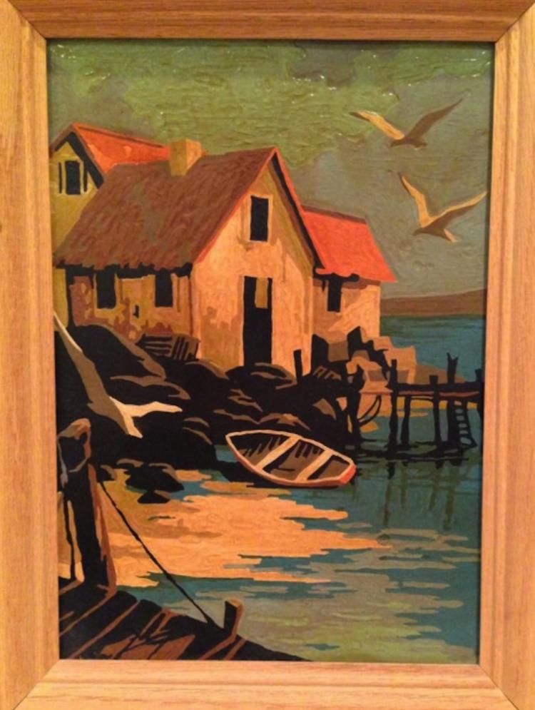 Harbor Scenes (12BBB) Paint By Number Museum