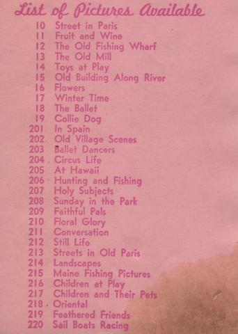 taken from catalog sheet